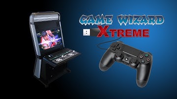 Game Wizard Xtreme Arcade Machine - Connect Playstation 4 Controllers