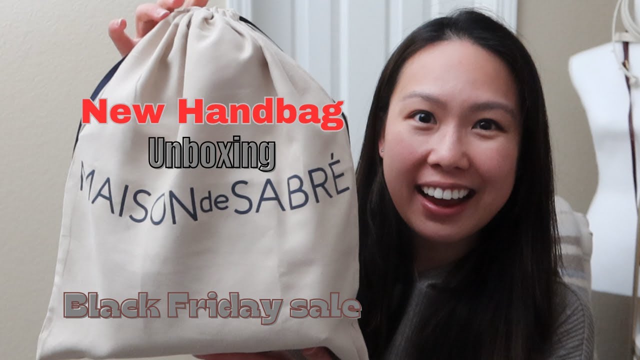 Maison de Sabre handbag unboxing | Soft small tote | Black Friday