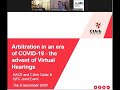 Aace  ciarb qatar arbitration in an era of covid19 the advent of virtual hearing matthew walker