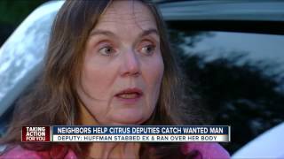 Neighbors help Citrus deputies catch wanted man