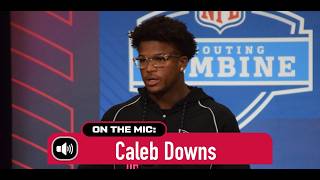 Ohio State's Caleb Downs explains why he's different at the NFL Combine