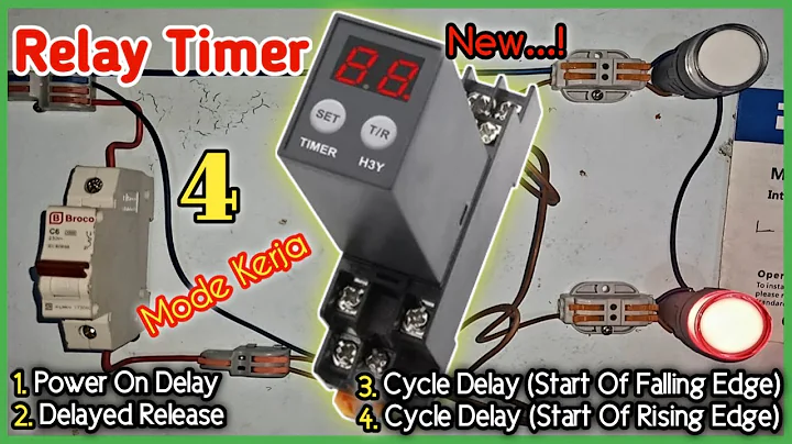 Tutorial Cara Kerja Relay Timer Digital (H3Y-2)