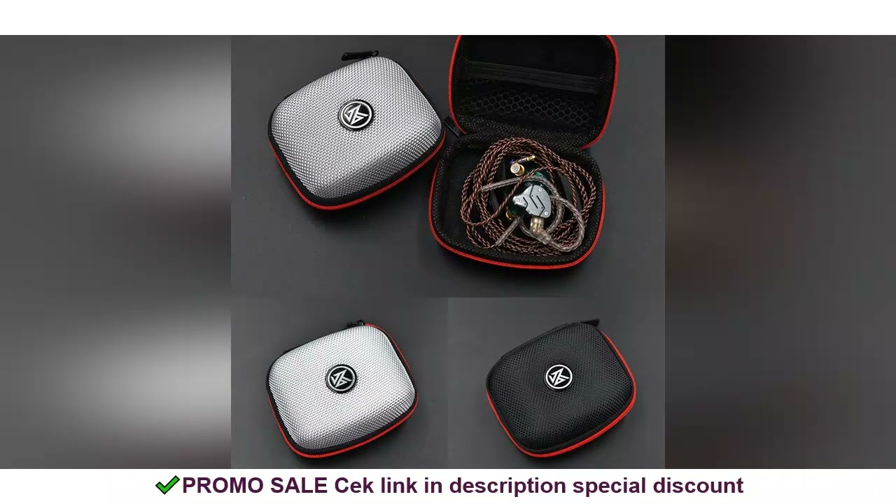 KZ Earphone Storage Bag Square Headset Box Indoor Outdoor Travelling Earphones Storaging Case Access