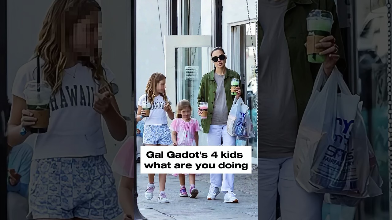 Gal Gadot's 4 kids, what are you doing?