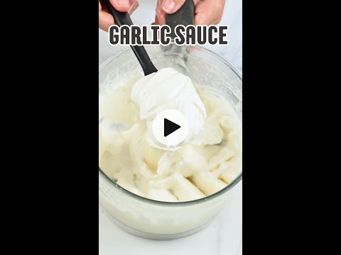 No Fail Lebanese Garlic Sauce Toum