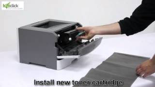 Lexmark E260 Toner Cartridge Replacement - user guide E260A11E/21E