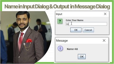 Taking Input In java Using Swing with Practical and Tasks as you can also Learn | User Input Dialog