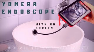 HD Endoscope with 8mm borescope camera, with LED lights, and HD monitor - Record/capture Videos/Pics