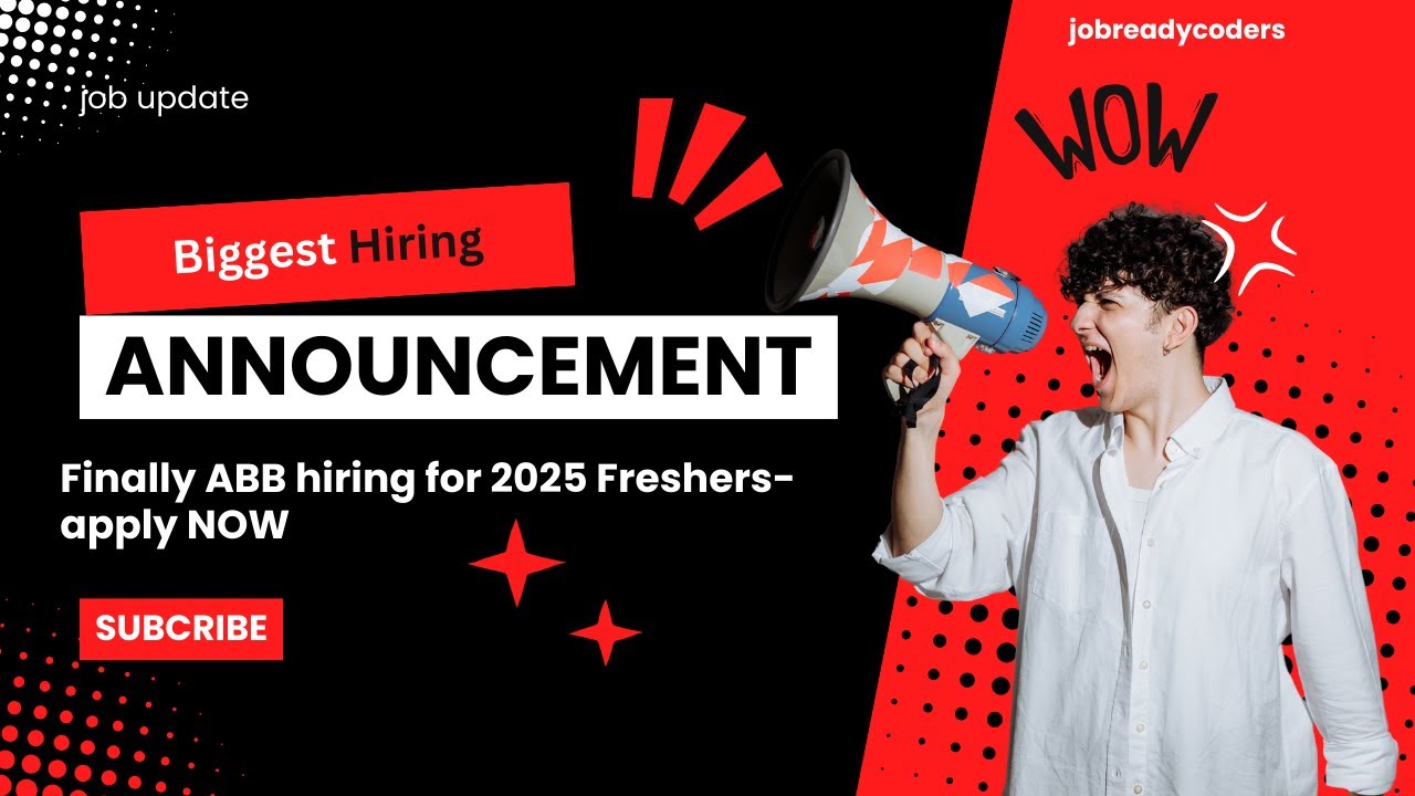 Finally ABB Hiring Announced | OFF Campus Drive 2025 Batch Hiring ...