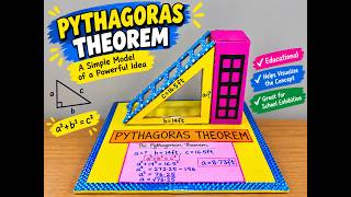 Easy 3D Pythagoras Theorem Model: Step-by-Step Maths Project | Pythagoras Model for School | DIY