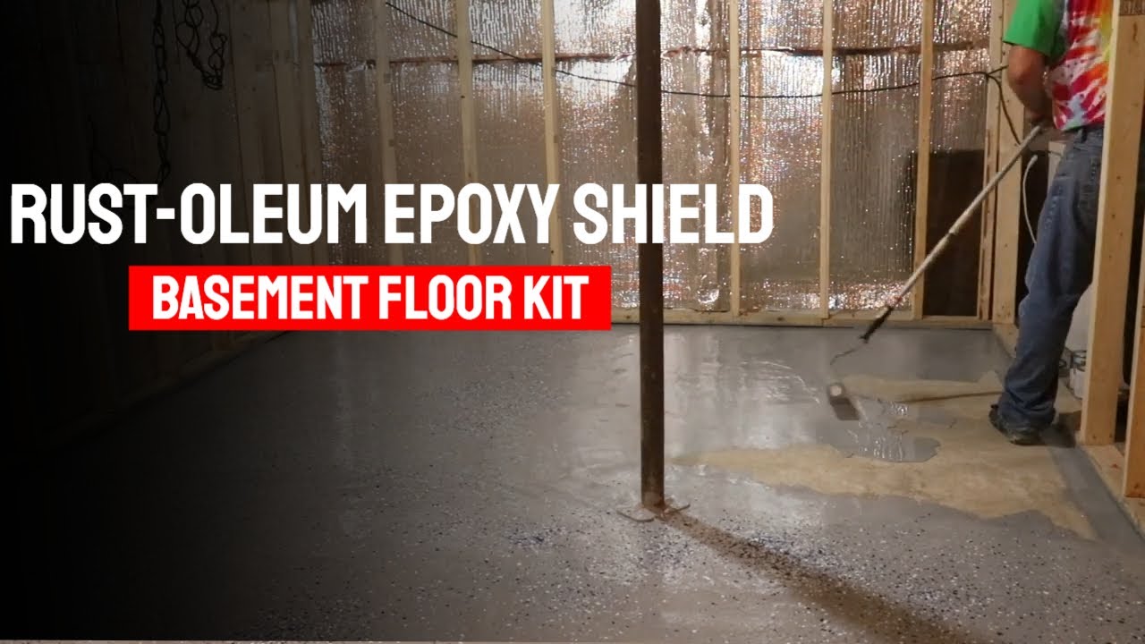 Rust Oleum Epoxy Shield Basement Floor Kit Youtube