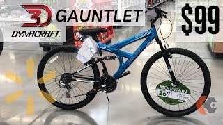 $99 Dynacraft Gauntlet Dual Suspension Mountain Bike from Walmart