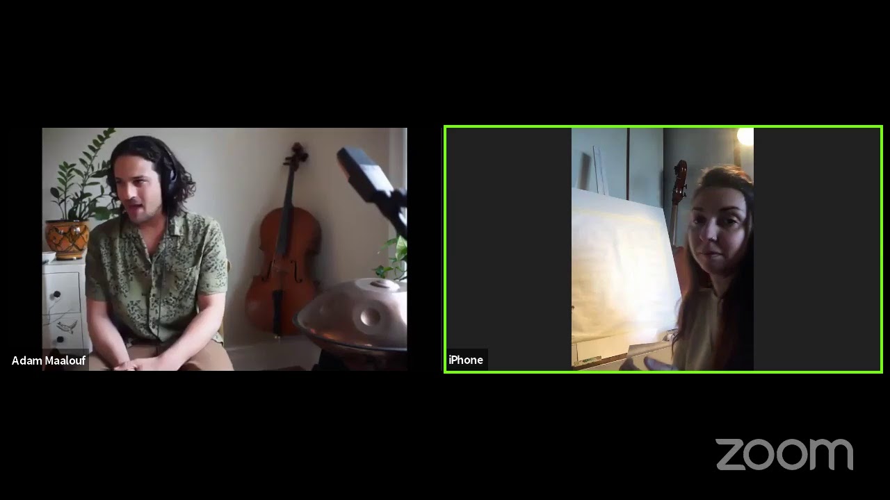 Pam Gogh, Artist from Italy - Adam Maalouf, Musician from NY