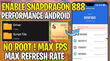 Enable Snapdragon 888+ Performance For Android Without Root || Fix FPS Drops & Fix Lag 😱