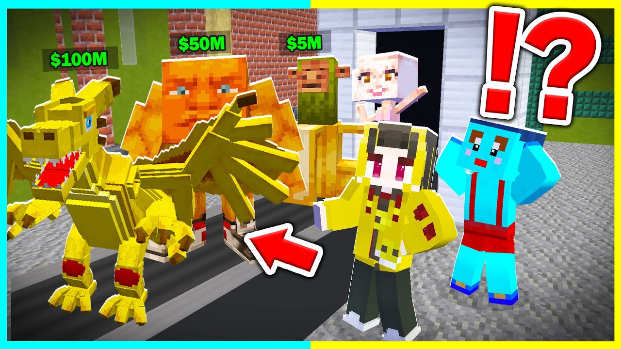 Minecraft working in a factory that makes brainrots! [Minecraft