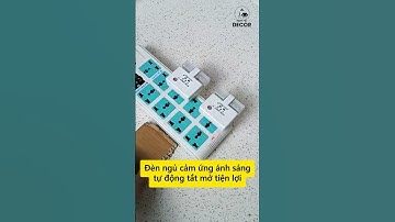 Đèn ngủ cảm ứng ánh sáng tự động tắt mở tiện lợi #hammedecor #decor #denngu #denngu3d #shorts