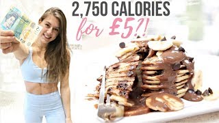 WHAT I EAT IN A DAY ON A BUDGET || £5 CHALLENGE