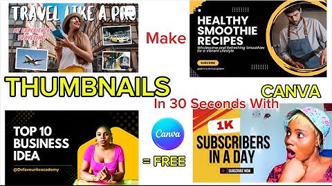 How To Make A YouTube Thumbnail & Banner On Canva | No Skills Needed 