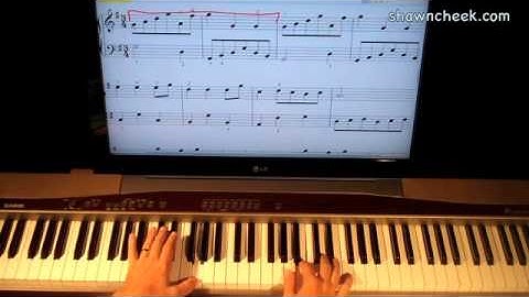 Bach Minuet In G #2 Piano Sight Reading Lesson Tutorial For shawncheek.com