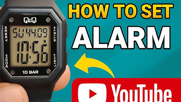 Easiest Way to Set Alarm on Q&Q M158J007Y Digital Watch | Quick Tutorial