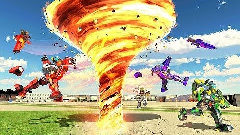 Tornado Robot Transforming: Future Robot Wars | Android Gameplay (Cartoon Games Network)