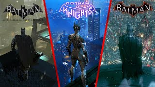 Jumping From The Highest Places In Batman Games  Gotham Knights Arkham Knight Arkham Asylum