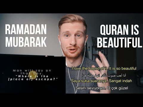 REACTING TO QURAN RECITATION (BEAUTIFUL!!) FOR RAMADAN