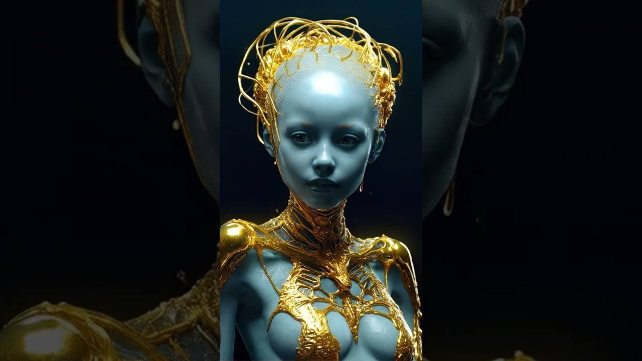 Futuristic Goddess | AI-Generated Art in Motion