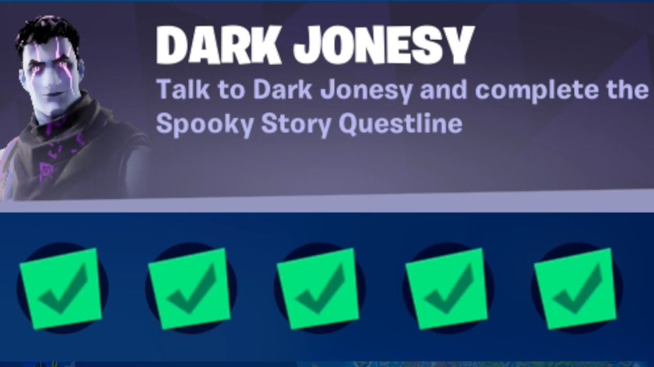 Dark Jones All Quest Fortnite YouTube