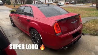 I STRAIGHT PIPED MY CHRYSLER 300 and ADDED BORLA EXHAUST TIPS ‼️