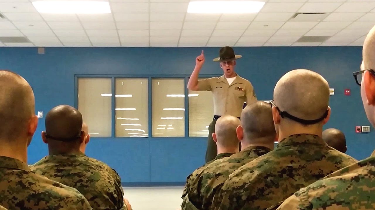 These Are The First Words From Drill Instructors In Marine Boot Camp Youtube - drill sergeant song roblox
