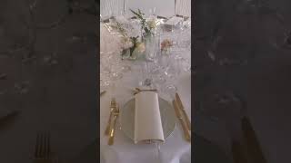 Elegant Table Settings At Lille Restrup