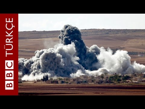Kobani'de IŞİD'e yönelik en kapsamlı bombardıman - BBC TÜRKÇE