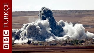 Kobani'de IŞİD'e yönelik en kapsamlı bombardıman - BBC TÜRKÇE