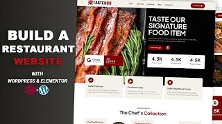 How to Build a Restaurant Website with WordPress & Elementor (2025)