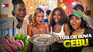 FOREIGNERS Eating FILIPINO FOOD FOR THE FIRST TIME | TUSLOB BUWA - CEBUANO BRAIN GRAVY