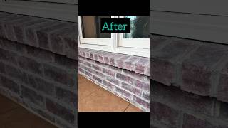 Quick video on how we white washed an interior brick wall with Dixie Belle paint. #dixiebellepaint