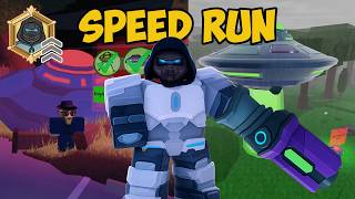 How to Speed run New Alien Update with Cyborg Class in 99 Nights in the Forest | Roblox