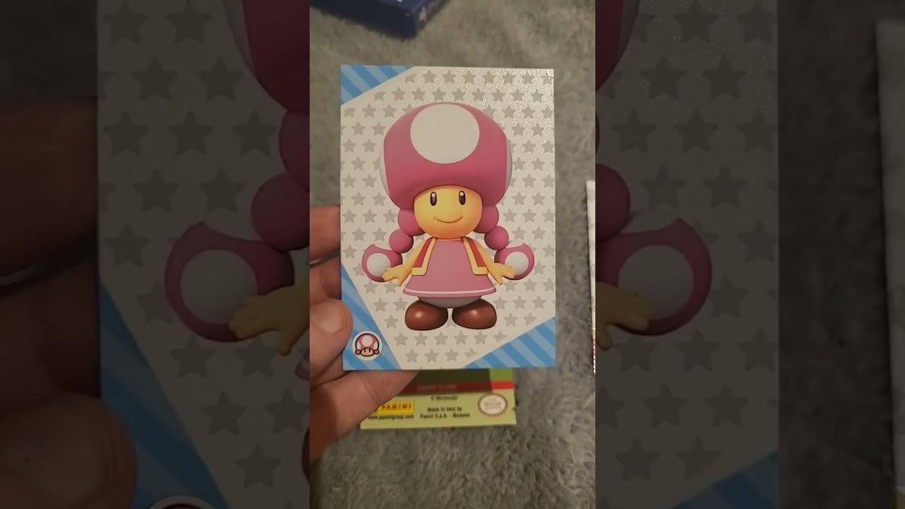 OPENING SUPER MARIO TRADING CARDS ( OFFICIAL NINTENDO)