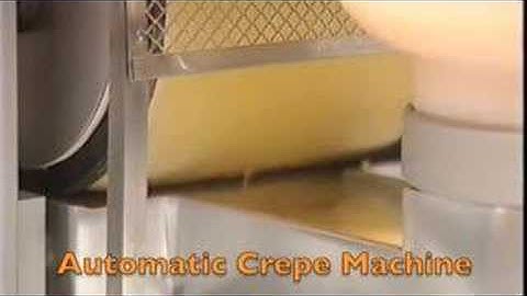 COMCRP Automatic Crepe Machine Video