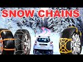 Snow chain comparison test  which is the best