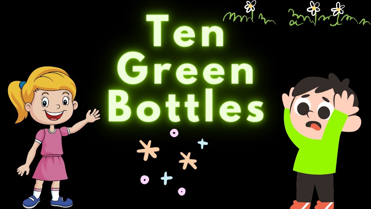Ten Green Bottles | Nursery Rhymes | Kids popular Song | Recycle Songs ...