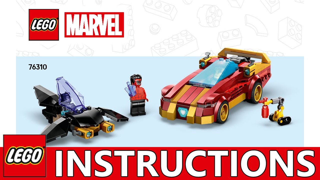 How to build LEGO Marvel 76310 - Iron Man Car & Black Panther vs