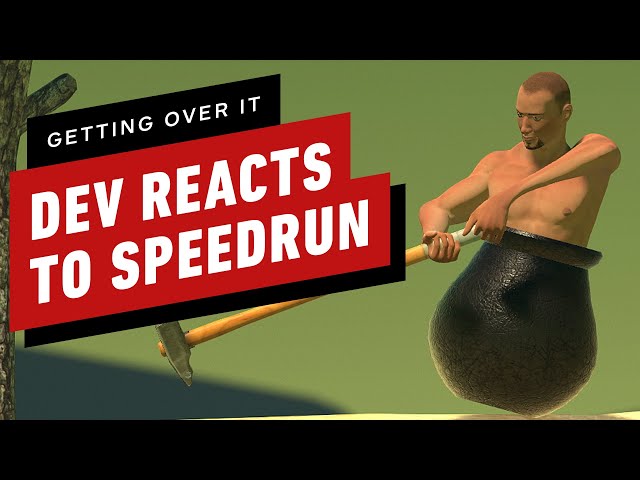 Getting Over It Developer Reacts to 1 Minute 24 Second Speedrun