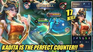 FULL CC   HEALER ROAM?! KADITA IS THE PERFECT COUNTER!! || KADITA GAMEPLAY