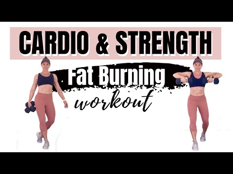FAT BURNING CARDIO & STRENGTH HIIT WITH WEIGHTS - 60 Minute Dumbbell Workout At Home — Penny Barnshaw - Garage Fitness Girl