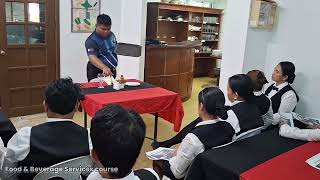 How to set up French, Russian & America dining table set up! Tesda NcII course 