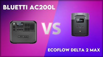 Bluetti AC200L vs EcoFlow Delta 2 Max Technical Comparison