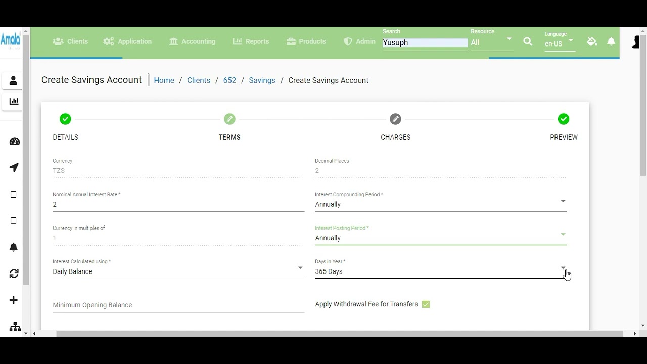 Saving application part 1 - YouTube