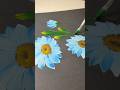 Satisfying one Stroke beginner friendly flower painting 🌺🌸 #floralpainting #art #painting #shorts